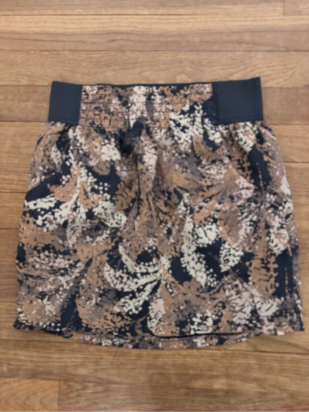 Gap Women's Brown Abstract Print Mini A-Line Skirt - Size XS
b22